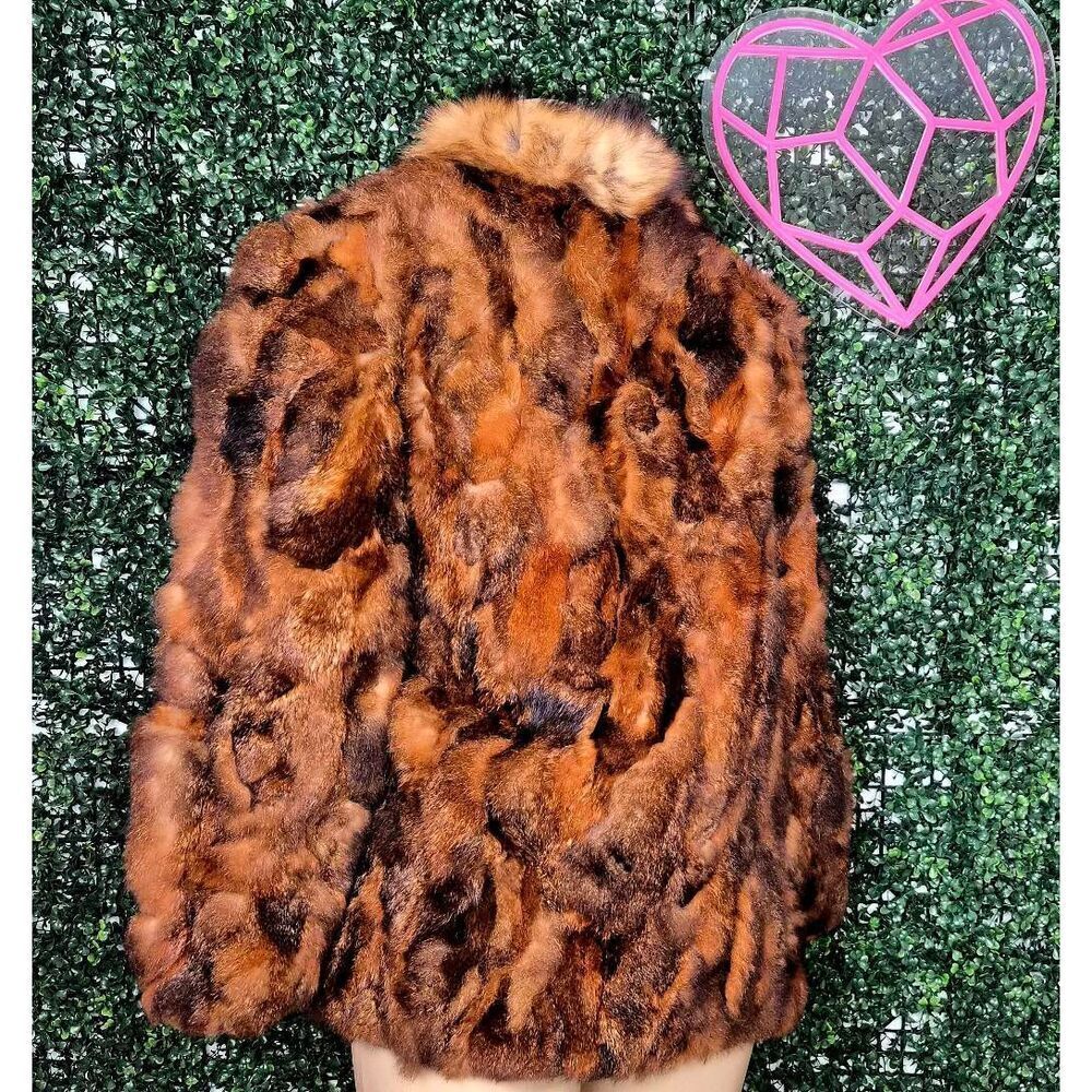 Vintage patchwork fur coat - Picture 4 of 6